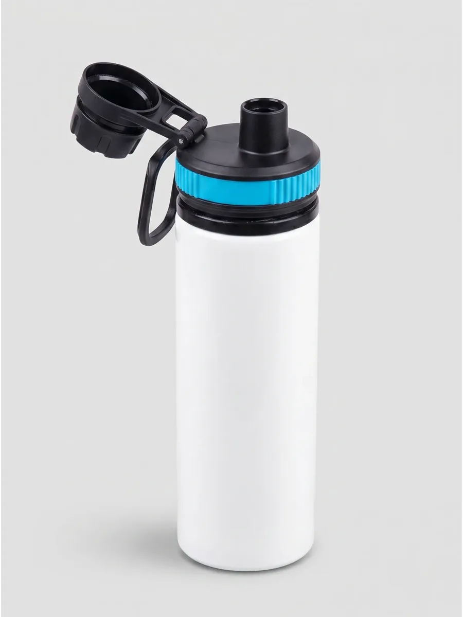 Süblimasyon Renkli Pipetsiz Su Matarası 800 ml